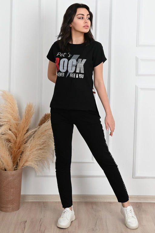 Yazı Baskılı Eşofman Takımı 8248