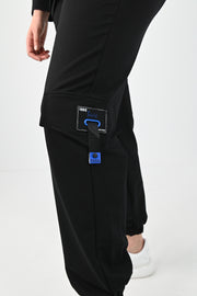 Kadın Büyük Beden Baskılı Kargo Cep Detaylı Eşofman Takımı 8075-25