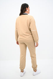 Kadın Büyük Beden Çıtçıt Kapama Detaylı Eşofman Takımı 8132-25
