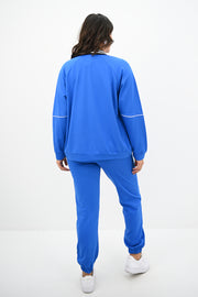 Kadın Büyük Beden Çıtçıt Kapama Detaylı Eşofman Takımı 8132-25