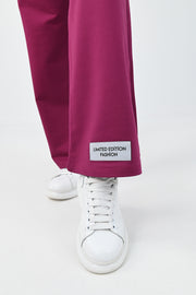 Kadın Büyük Beden Etiket Detaylı Kapüşonlu Eşofman Takımı 8077-24