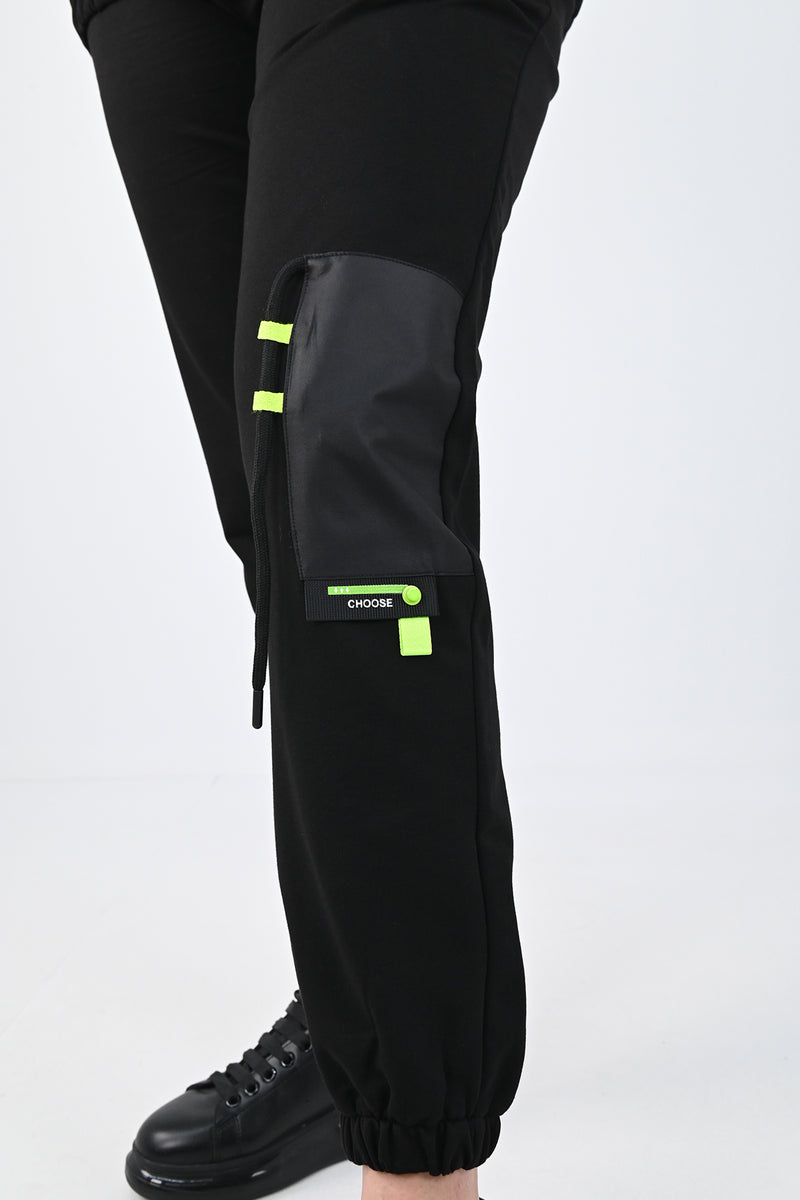 Kadın Büyük Beden Harmony Baskı Detaylı Eşofman Takımı 8079-24