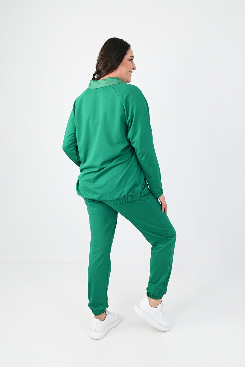 Kadın Büyük Beden Harmony Baskı Detaylı Eşofman Takımı 8079-24