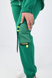 Kadın Büyük Beden Harmony Baskı Detaylı Eşofman Takımı 8079-24