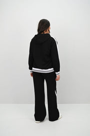 Kadın Büyük Beden Kordonlu Bol Paça Eşofman Takımı 8164-25