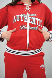 Kadın Büyük Beden Kordonlu Bol Paça Eşofman Takımı 8164-25