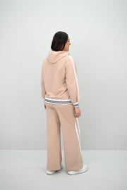 Kadın Büyük Beden Kordonlu Bol Paça Eşofman Takımı 8164-25