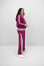 Kadın Büyük Beden Kordonlu Bol Paça Eşofman Takımı 8164-25