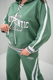 Kadın Büyük Beden Kordonlu Bol Paça Eşofman Takımı 8164-25