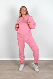 Kadın Büyük Beden Lastikli Eşofman Takımı 8044-24