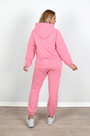 Kadın Büyük Beden Lastikli Eşofman Takımı 8044-24