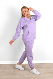 Kadın Büyük Beden Lastikli Eşofman Takımı 8044-24