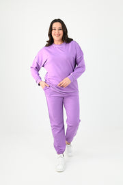 Kadın Büyük Beden Ters Dikişli Eşofman Takımı 8082