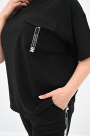 Kadın Büyük Beden Yan Şerit Detaylı Eşofman Takımı 8088-24