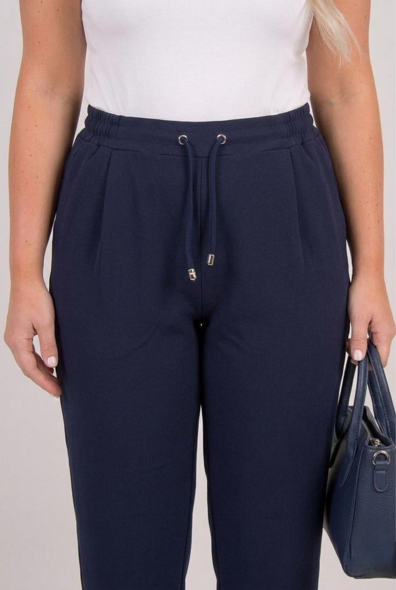 Kadın Büyük Beden Yüksek Bel Dökümlü Pantolon 6201-25