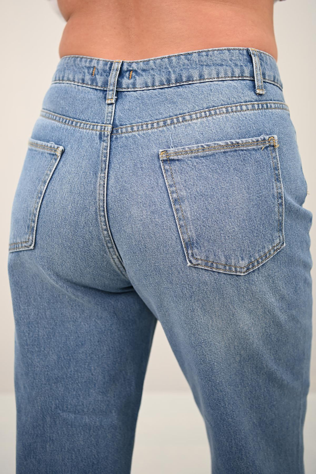 Kadın Büyük Beden Yüksek Bel Mom Jean 4418-25 DPL-968