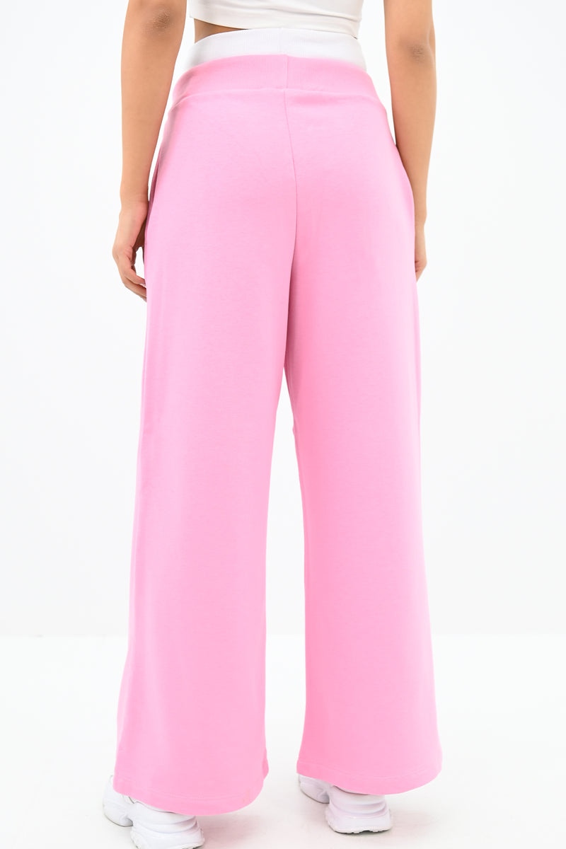 Kadın İspanyol Paça Yüksek Bel Eşofman Altı 6236-24