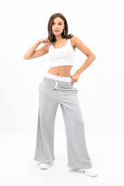 Kadın İspanyol Paça Yüksek Bel Eşofman Altı 6236-24