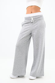 Kadın İspanyol Paça Yüksek Bel Eşofman Altı 6236-24