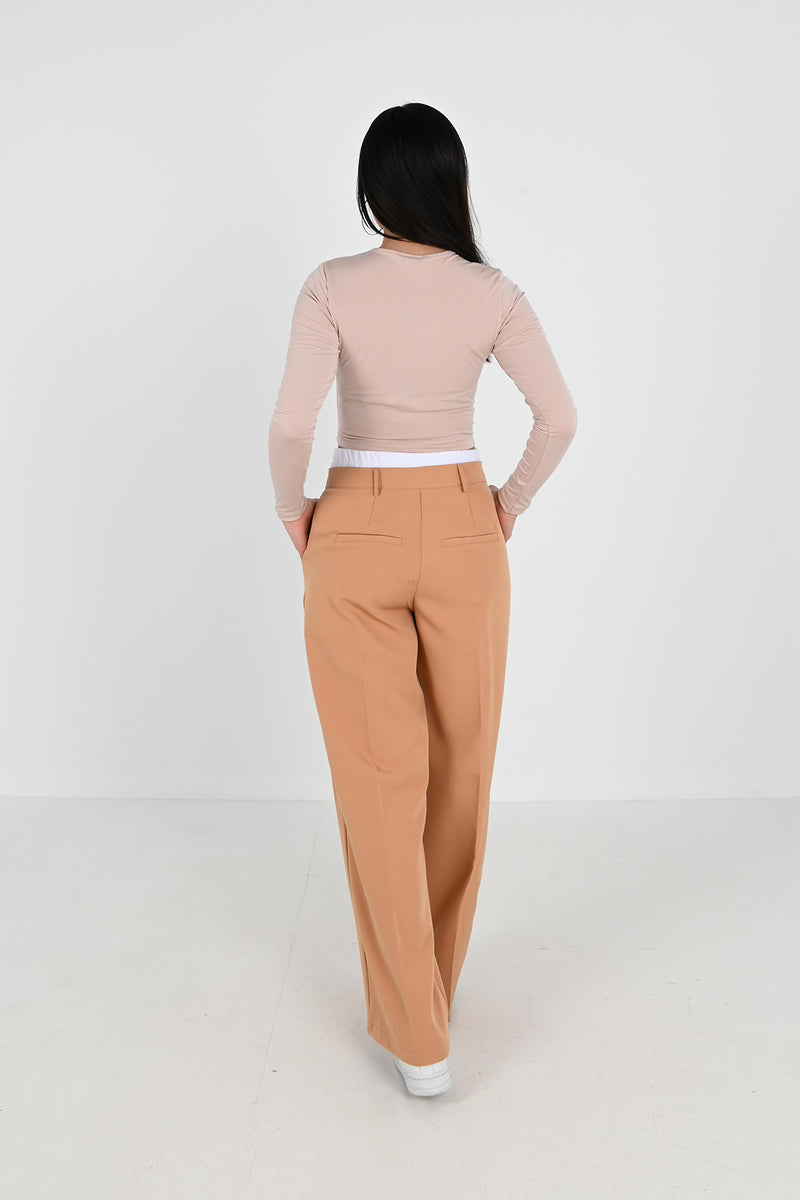 Kadın İspanyol Paça Yüksek Bel Eşofman Altı 6248-24