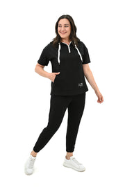 Kadın Kapüşonlu Büyük Beden Eşofman Takımı 3759-23