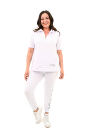 Kadın Kapüşonlu Büyük Beden Eşofman Takımı 3759-23