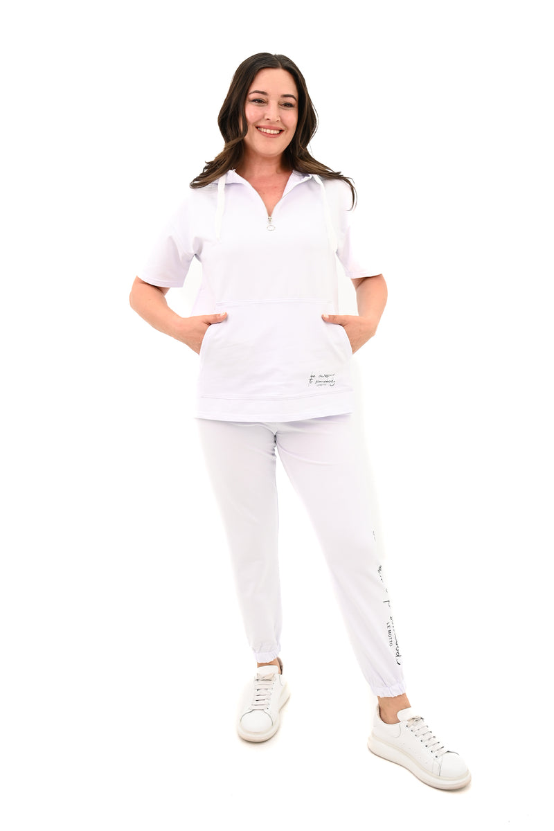 Kadın Kapüşonlu Büyük Beden Eşofman Takımı 3759-23