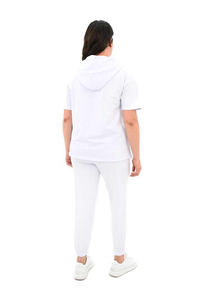 Kadın Kapüşonlu Büyük Beden Eşofman Takımı 3759-23