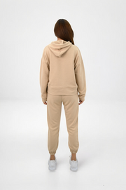 Kadın Kapüşonlu Lastik Paça Detaylı Eşofman Takımı 4161-25