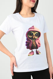 Kadın Kısa Kollu Baskılı Eşofman Takımı 3773-23