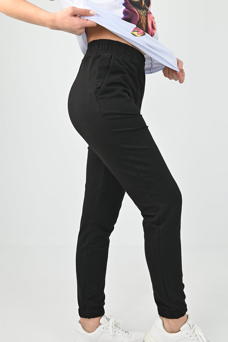 Kadın Kısa Kollu Baskılı Eşofman Takımı 3773-23