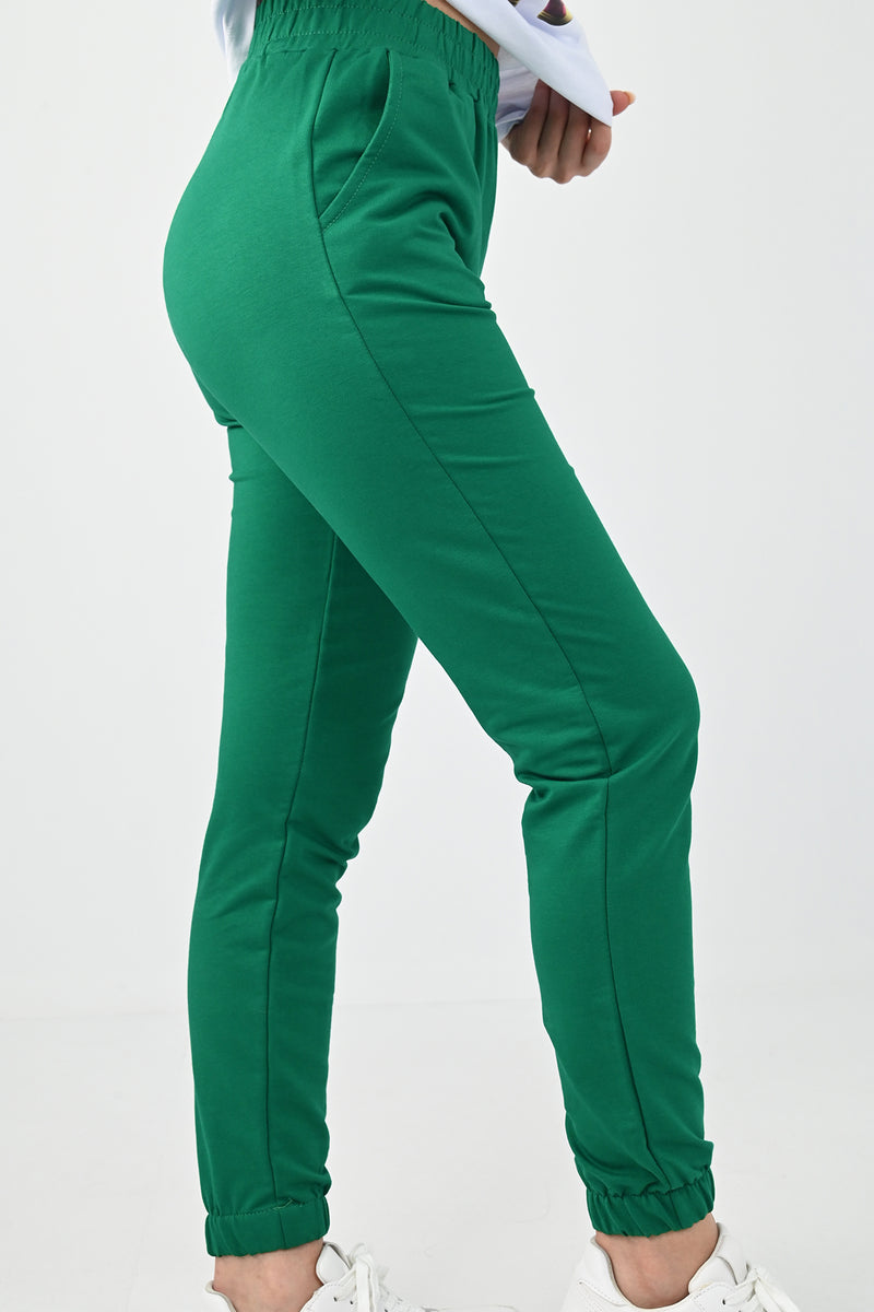 Kadın Kısa Kollu Baskılı Eşofman Takımı 3773-23