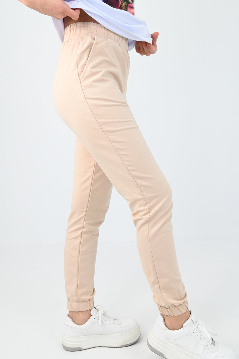 Kadın Kısa Kollu Baskılı Eşofman Takımı 3773-23