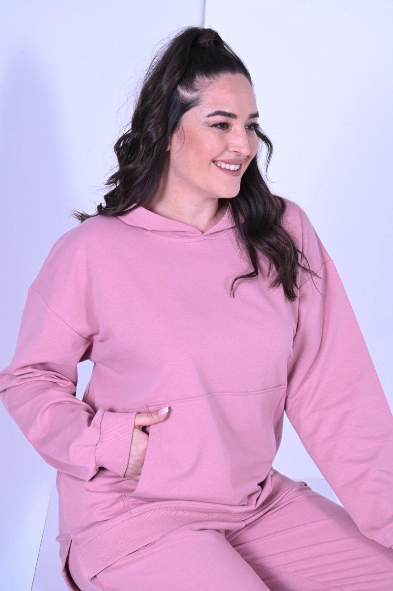 Kapüşonlu Büyük Beden Eşofman Takımı 9379